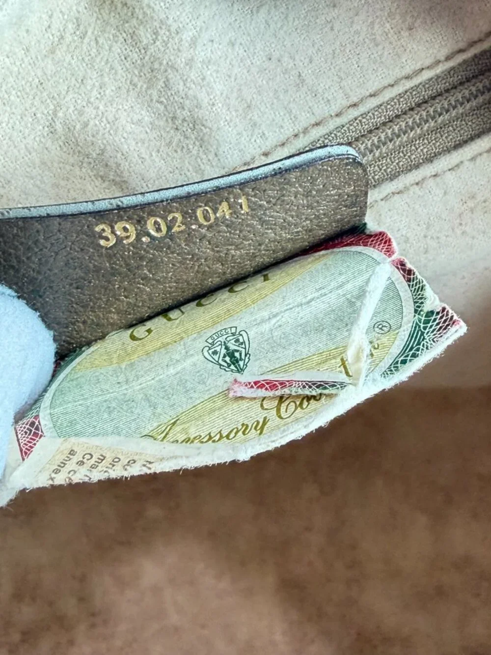 GUCCI Beige Canvas GG Monogram Web Accent Supreme Boston Bag Made in Italy
